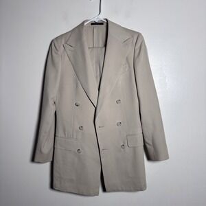 Suitsupply 2-Piece Suit Women size 2 (tag 30) W28 Wool Double Breasted Peak Suit